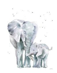 Mama Elephant | Obraz na stenu