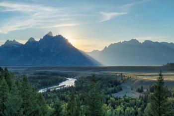 Snake River Overlook Color | Obraz na stenu