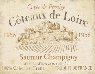 French Wine Label II Cream | Obraz na stenu