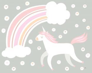 Happy Unicorn Neutral | Obraz na stenu