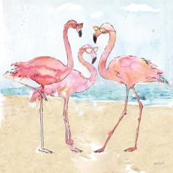 Flamingo Fever Beach | Obraz na stenu