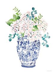 Chinoiserie Hydrangea II Blush | Obraz na stenu
