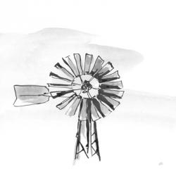 Windmill VI BW | Obraz na stenu