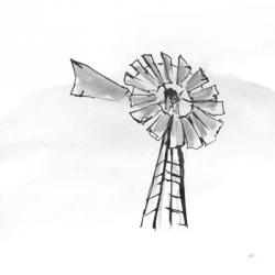 Windmill VII BW | Obraz na stenu