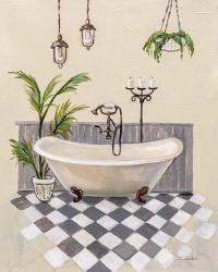 Gray Cottage Bathroom I | Obraz na stenu