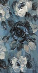Loose Flowers on Dusty Blue IV | Obraz na stenu