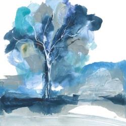 Blue Impasto II | Obraz na stenu