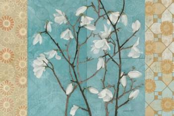 Patterned Magnolia Branch | Obraz na stenu