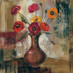 Poppies in a Copper Vase II | Obraz na stenu