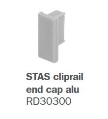 STAS Cliprail koncovka hliník