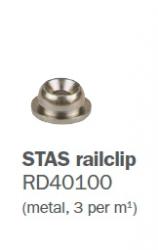 STAS Railclip montážny klip mosadz