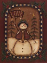 Love Snowman | Obraz na stenu