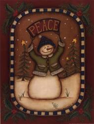 Peace Snowman | Obraz na stenu