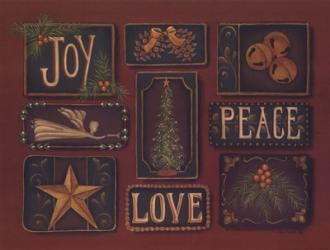 Joy Peace Love | Obraz na stenu