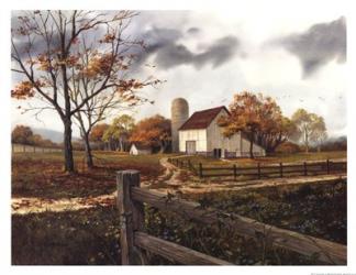 Autumn Cascade - Autumn Barn | Obraz na stenu