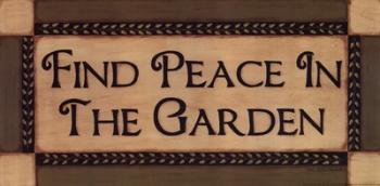 Peace In The Garden | Obraz na stenu