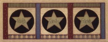 Faith Family Friends | Obraz na stenu
