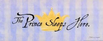Prince Sleeps Here | Obraz na stenu