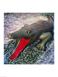 Playground alligator with mouth open | Obraz na stenu