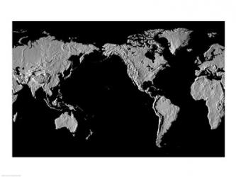Close-up of a world map | Obraz na stenu