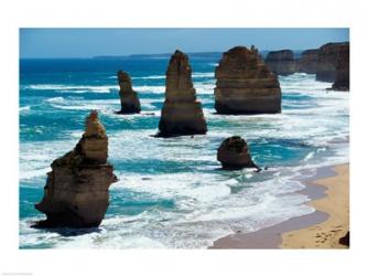 Rock formations on the coast, Twelve Apostles, Port Campbell National Park, Victoria, Australia | Obraz na stenu