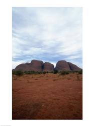 Rock formations on a landscape, Olgas, Uluru-Kata Tjuta National Park, Northern Territory, Australia | Obraz na stenu