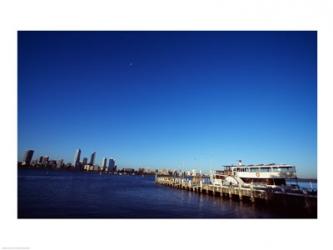 Ferry docked in a harbor, Perth, Australia | Obraz na stenu