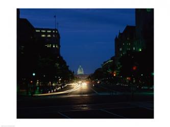 Traffic on a road, Washington, D.C., USA | Obraz na stenu