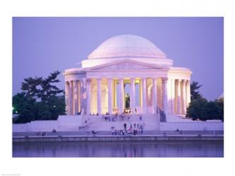 Jefferson Memorial at dusk, Washington, D.C., USA | Obraz na stenu