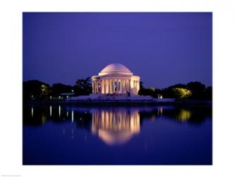 Jefferson Memorial at dusk, Washington, D.C., USA | Obraz na stenu