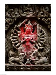 Statue of a goddess, Kathmandu, Nepal | Obraz na stenu