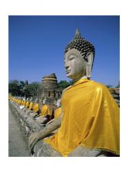 Buddha statue at a temple, Wat Yai Chai Mongkol, Ayutthaya, Thailand | Obraz na stenu