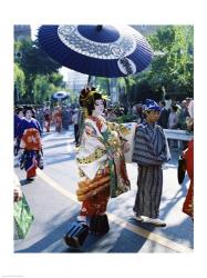 Geisha Parade, Asakusa, Tokyo, Japan | Obraz na stenu