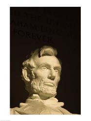 High section view of a statue, Lincoln Memorial, Washington DC, USA | Obraz na stenu