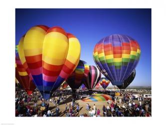 Hot air balloons at the Albuquerque International Balloon Fiesta, Albuquerque, New Mexico, USA | Obraz na stenu