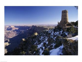 Ruin of an old building on a cliff, Grand Canyon National Park, Arizona, USA | Obraz na stenu