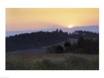 Panoramic view of a sunrise, Oregon, USA | Obraz na stenu