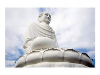 Statue of Buddha, Long Son Pagoda, Nha Trang, Vietnam | Obraz na stenu