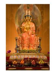 Statue of Buddha in a Temple | Obraz na stenu