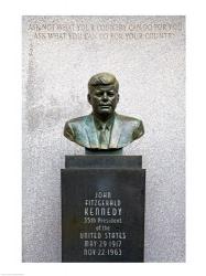 JFK Bust by Evangelos Frudakis at Kennedy Plaza, Boardwalk, Atlantic City, New Jersey, USA | Obraz na stenu