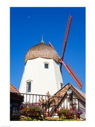 Windmill on Alisal Road, Solvang, Santa Barbara County, Central California, USA | Obraz na stenu