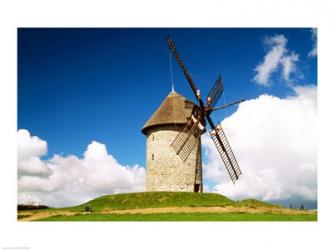 Low angle view of a traditional windmill, Skerries Mills Museum, Skerries, County Dublin, Ireland | Obraz na stenu