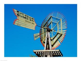 Low angle view of an industrial windmill | Obraz na stenu