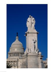 Monument in front of a government building, Peace Monument, State Capitol Building, Washington DC, USA | Obraz na stenu