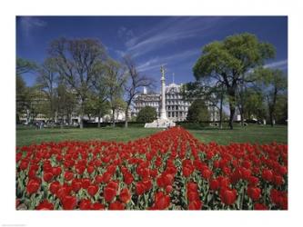 Monument in front of a government building, First Division Monument, Eisenhower Executive Office Building, Washington DC, USA | Obraz na stenu