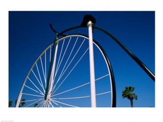 Close-up of a Penny farthing bicycle, Santa Barbara, California, USA | Obraz na stenu