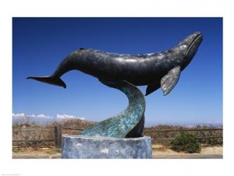 Gray Whale Statue Cabrillo National Monument California USA | Obraz na stenu