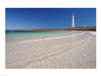 Lighthouse on the coast, Point Lowly Lighthouse, Whyalla, Australia | Obraz na stenu