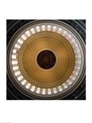 Architectural details of the cupola of the rotunda of a government building, Capitol Building, Washington DC, USA | Obraz na stenu
