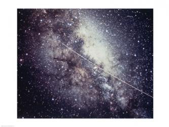 Echo Satellite Trail  In Milky Way | Obraz na stenu